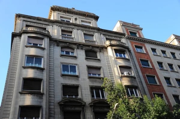Spagna Architettura Barcellona Città Facciate Case Edifici — Foto Stock
