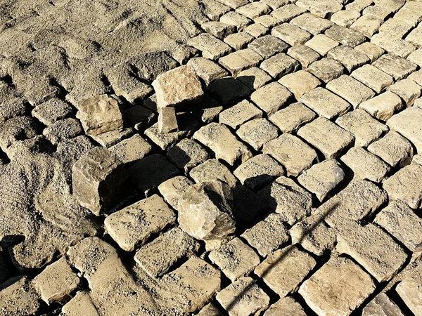 Eski Çatlak Toprak Dokusu — Stok fotoğraf