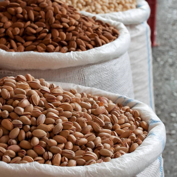 Alimentos Diferentes Foco Seletivo — Fotografia de Stock