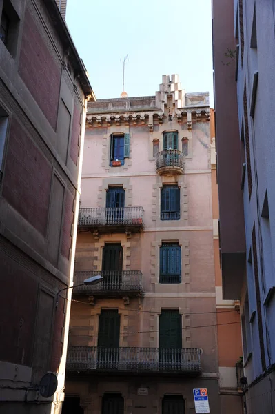 Barcelona España Fachada Del Edificio —  Fotos de Stock