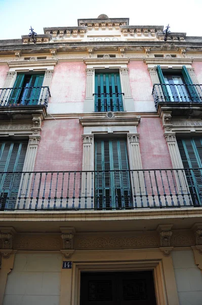 バルセロナ スペイン 建物のファサード — ストック写真