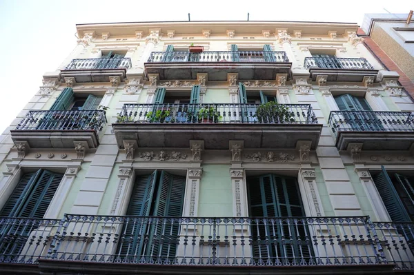 Barcelona Espanha Fachada Edifício — Fotografia de Stock