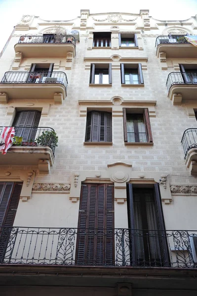 Barcelona España Fachada Del Edificio — Foto de Stock