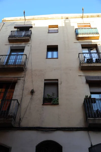 Barcelona Spanien Fassade Des Gebäudes — Stockfoto