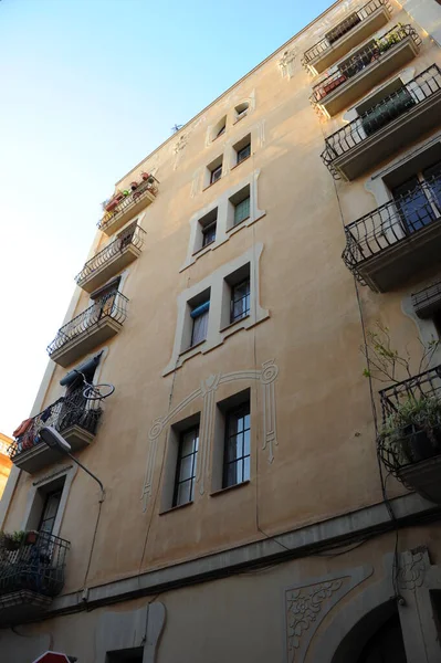 Barcelona España Fachada Del Edificio — Foto de Stock