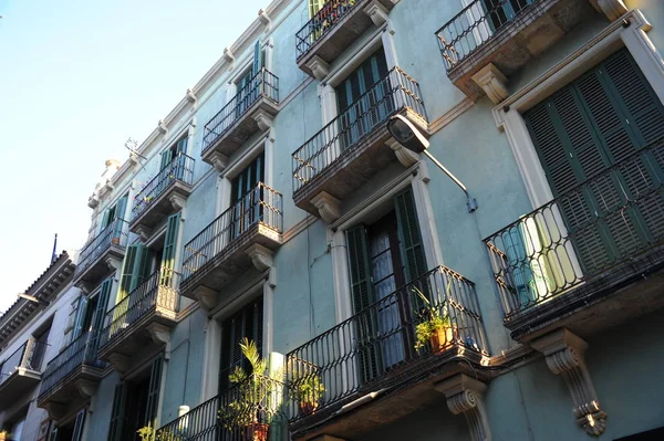 バルセロナ スペイン 建物のファサード — ストック写真