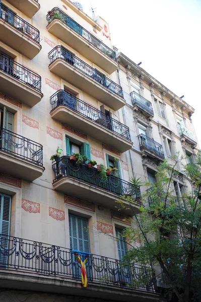 Barcelona España Fachada Del Edificio — Foto de Stock