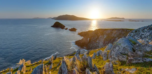 Cênica Irlandesa Costa Oeste Olhando Península Dingle Ponto Continental Mais — Fotografia de Stock