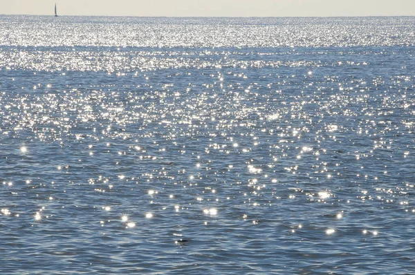 Modrá Voda Vlní Texturu Atlantském Oceánu — Stock fotografie