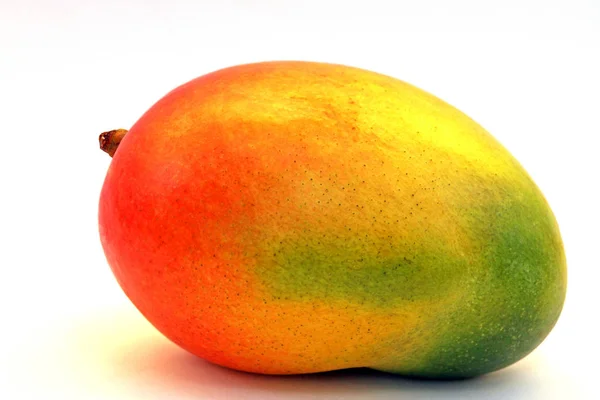 Mango Isolerad Vit Bakgrund — Stockfoto