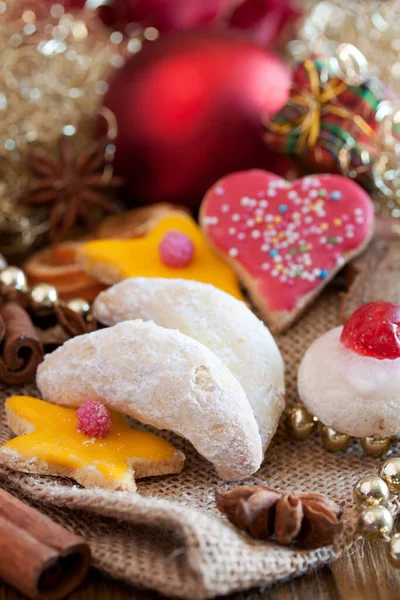 Christmas Delicious Sweet Cookies — Stock Photo, Image