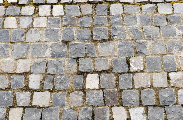 Elegante Stenen Muur Van Kleine Vierkante Delen — Stockfoto