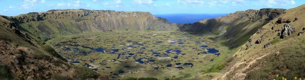Île Pâques Rano Kau Volcan — Photo