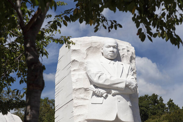 Martin Luther King Memorial Washington Stock Picture