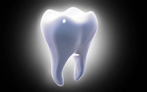 歯の色の背景のデジタルイラスト — ストック写真