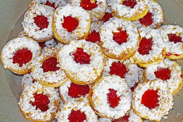 Weihnachten Leckere Süße Plätzchen — Stockfoto