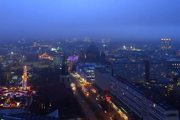 Υψηλή Ομίχλη Στο Βερολίνο 150Μ Ύψος — Φωτογραφία Αρχείου