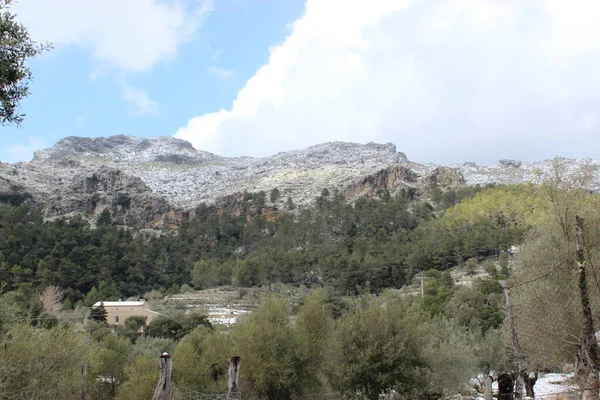 Mallorca Zima Tramuntaně — Stock fotografie