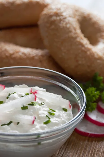 Vue Rapprochée Délicieux Aliments — Photo