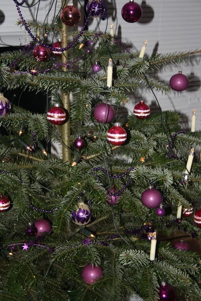 Schilderachtig Uitzicht Kerstvakantie Decoratie — Stockfoto