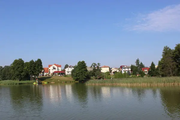 Vue Panoramique Sur Paysage Village Atmosphérique — Photo