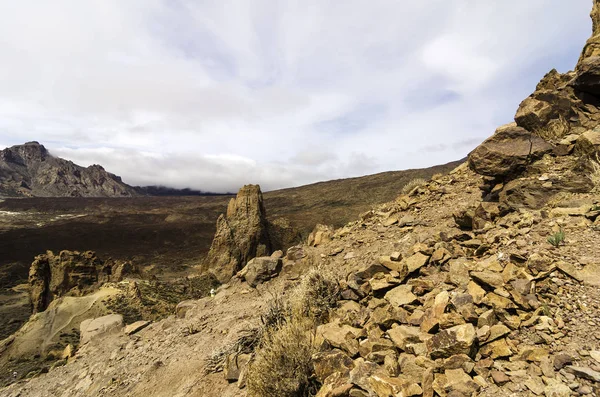 Paisaje Lava Teide Tenerife — Foto de Stock