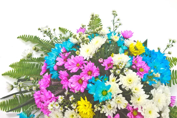 Krásná Kytice Jasných Květin Barevná Flóra — Stock fotografie