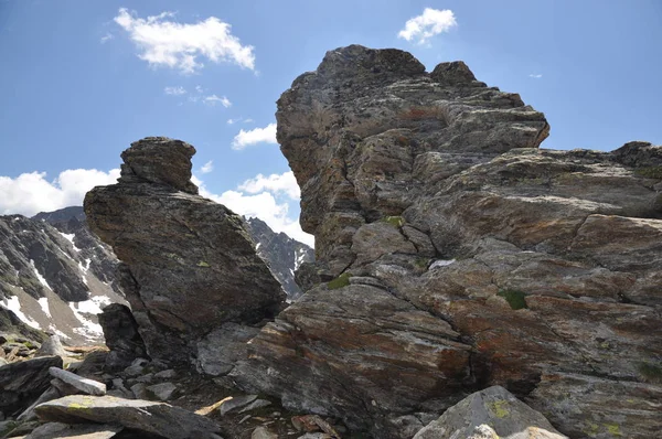 Los Alpes Son Sistema Montañoso Más Alto Extenso Que Encuentra — Foto de Stock