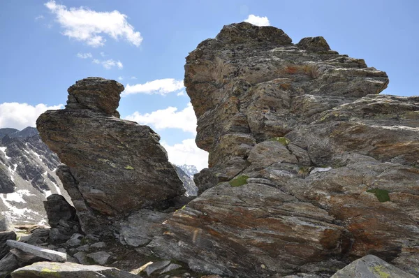 Vista Las Hermosas Montañas Los Alpes — Foto de Stock