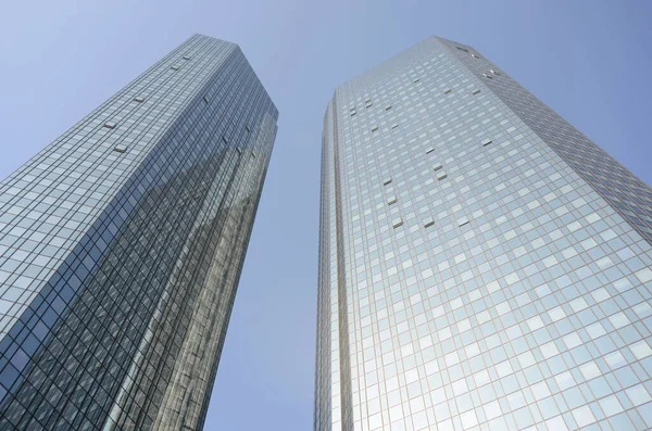 Scenic Urban View Modern Skyscrapers Facade — Stock Photo, Image