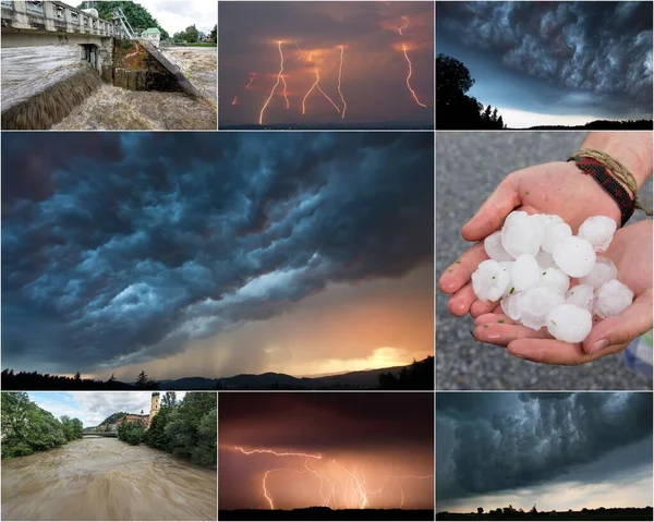 Tornado Furacão Céu Desastre Natural — Fotografia de Stock