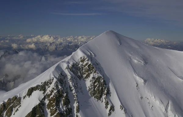 Vista Aerea Dalla Cima Del Mont Blanc 4807M — Foto Stock