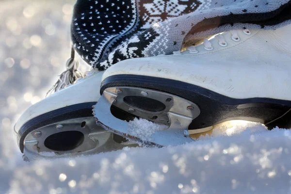 Ice Skating Popular Winter Sport Royalty Free Stock Images