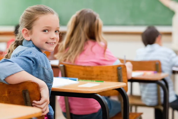 Primary Student Turned Class — Stock Photo, Image