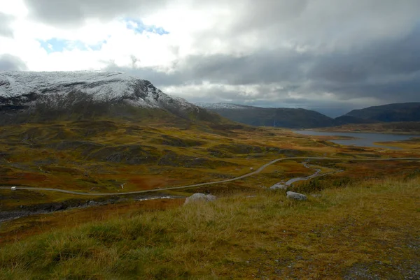 Noruega Sobre Naturaleza Paisaje Fondo — Foto de Stock