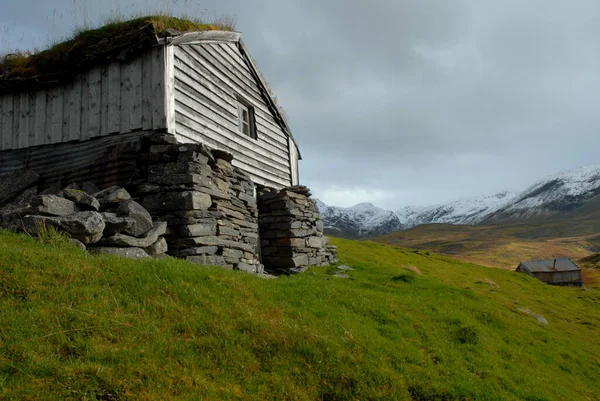 Noorwegen Natuur Landschap Achtergrond — Stockfoto