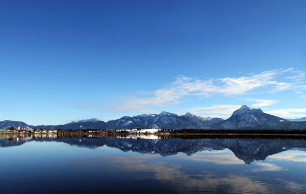 Vista Panorâmica Bela Paisagem Alpes — Fotografia de Stock