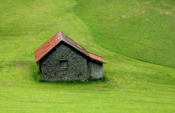 Der Spitzstein Ist Ein Felsen Der Auf Einem Plateau Der — Stockfoto