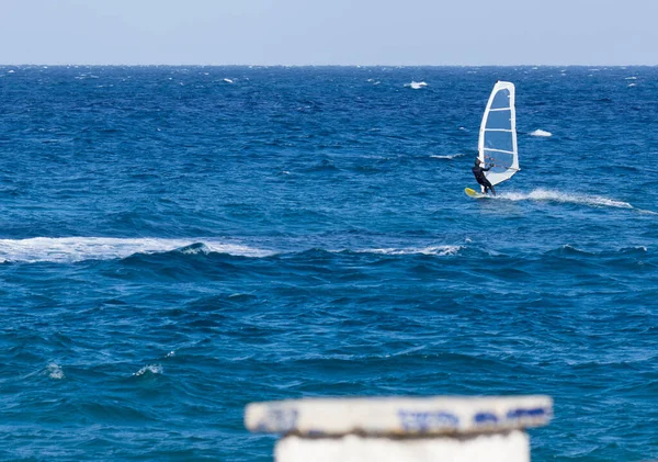 Windsurf Una Giornata Sole — Foto Stock