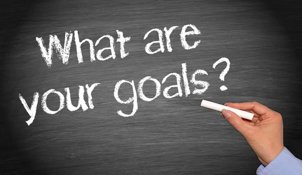 What Your Goals — Stock Photo, Image