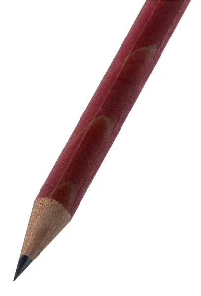 Bleistiftspitze Graphit Weißer Rückseite — Stockfoto