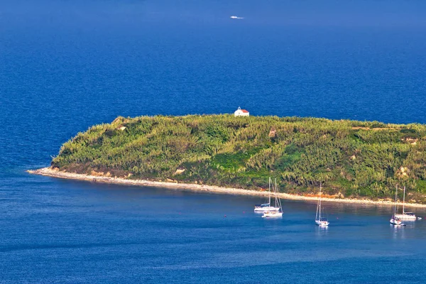 Isla Susak Cape Church Croacia —  Fotos de Stock