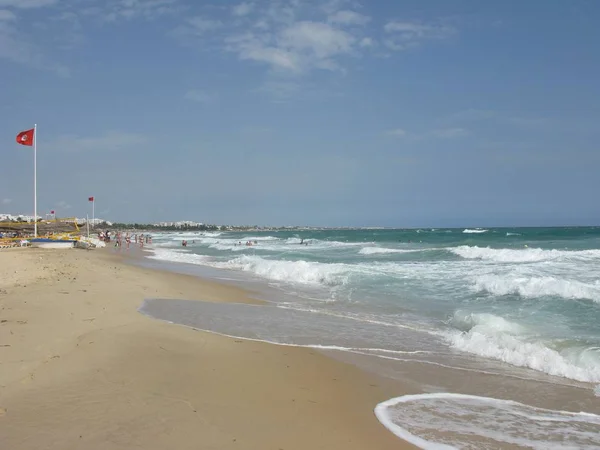 Tunisia Hammamet海滩 — 图库照片