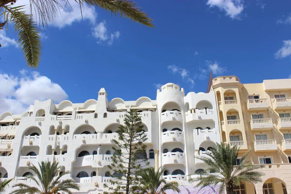 Tunesien Architektur Hammamet Yasmin — Stockfoto