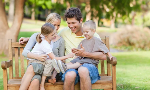 Feliz Familia Caucásica Juntos — Foto de Stock