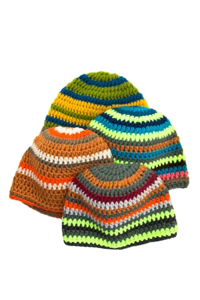 Sombrero Invierno Multicolor — Foto de Stock