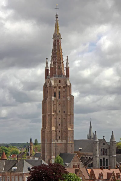 Igreja Nossa Senhora Bruges — Fotografia de Stock