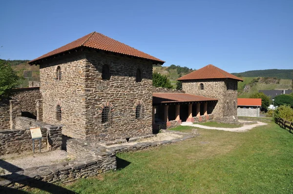 Romeinse Villa Mehring Aan Moezel — Stockfoto