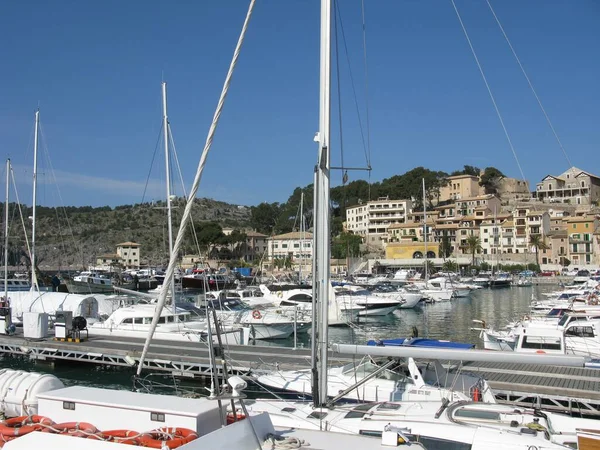 Mallorca Μαρίνα Στο Port Soller — Φωτογραφία Αρχείου