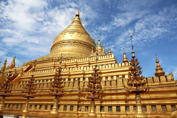 Shwezigon宝塔Bagan Myanmar — 图库照片